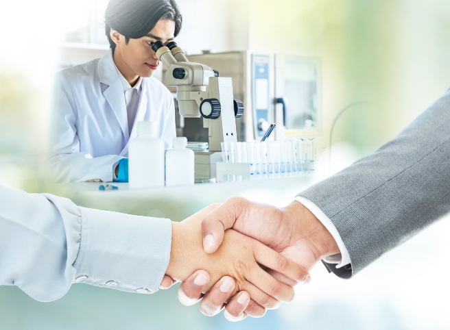 新薬候補化合物を世界へ導出