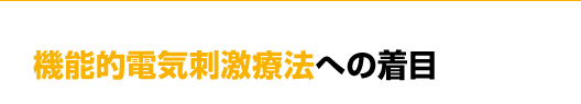 機能的電気刺激療法への着目